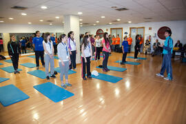 Congreso de deporte del 5º Congreso Internacional de actividad físico-deportiva para mayores de la Universidad de Málaga. Complejo Polideportivo Universitario. Marzo de 2013