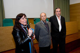 Inauguración de la exposición de Lorenzo Saval. Rectorado. Enero de 2008