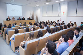 Intervención de Antonio Álvarez Gil. Conferencia inaugural del curso 2015-2016 de la Escuela Técnica Superior de Arquitectura de la Universidad de Málaga. Campus de El Ejido. Octubre de 2015