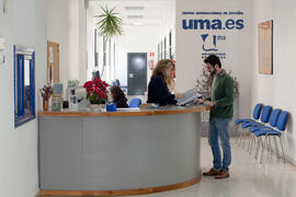 Recepción. Centro Internacional de Español. Málaga. Enero de 2015