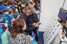 Visita a la Jornada de Puertas Abiertas de la Universidad de Málaga. Complejo Polideportivo Universitario. Marzo de 2022