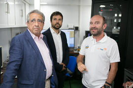 Visita al buque de investigación UCADIZ. Presentación del I curso de verano "Mares de Andalucía". Puerto de Málaga. Julio de 2018