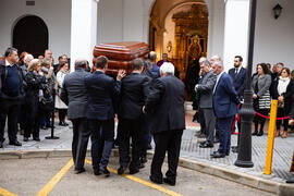 Entierro de Eugenio Chicano. Cementerio de Vélez-Málaga. Noviembre de 2019