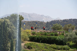Jugada en el Campeonato Europeo de Golf Universitario. Antequera. Junio de 2019