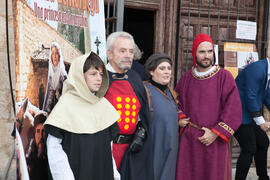 Momentos previos al estreno del documental "Kristina, princesa de Noruega". Covarrubias, Burgos. Octubre de 2015