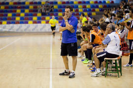 Manuel Luiggi. Partido clasificatorio entre Club Deportivo UMA Antequera y Universidad de Géneve de Suiza. IX Campeonato de Europa Universitario de Fútbol Sala. Antequera. Julio de 2013