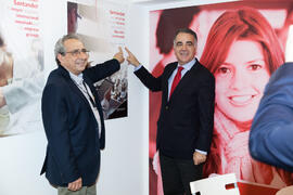 José Ángel Narváez y José Antonio Cristóbal. Jornadas de Puertas Abiertas de la Universidad de Málaga. Complejo Polideportivo Universitario. Abril de 2016