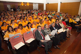 Investidura como Doctor "Honoris Causa" de D. Juan Ramón Cuadrado Roura por la Universidad de Málaga. Rectorado. Junio de 2009