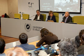 Presentación del Archivo Fotográfico Histórico de la UMA. Rectorado. Febrero de 2015