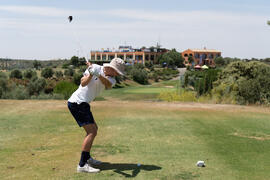 Jugador de la Universidad Toulouse 1 Capitole. Campeonato Europeo de Golf Universitario. Antequera. Junio de 2019