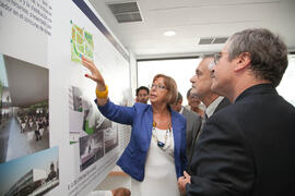 Inauguración de la ampliación del Campus de Teatinos de la Universidad de Málaga. Septiembre de 2009
