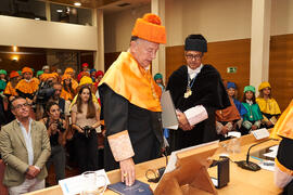 Investidura de Jorge Martínez-Vázquez como Doctor "Honoris Causa" por la Universidad de Málaga. Edificio del Rectorado. Julio de 2025