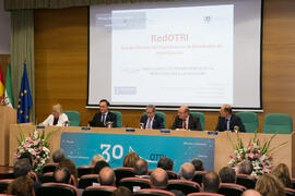 Conmemoración del 30 Aniversario de la Oficina de Transferencia de Resultados de Investigación de la Universidad de Málaga (OTRI). Edificio del Rectorado. Mayo de 2019