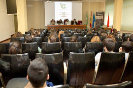 Inauguración del VI Reto Gestalentum 20x10. Facultad de Ciencias Económicas y Empresariales. Abril 2015