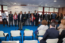 Inauguración de las Jornadas de Puertas Abiertas de la Universidad de Málaga. Complejo Polideportivo Universitario. Abril de 2016