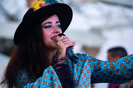 Concierto de Julia Martín. Festival solidario en los Baños del Carmen. Cursos de Verano de la Universidad de Málaga. Málaga. Julio de 2019