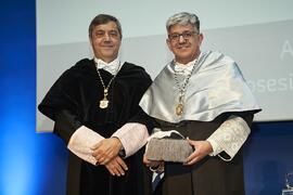 Toma de posesión de Francisco Javier Paniagua Rojano como nuevo Vicerrector de Comunicación, Gabinete y Proyección Universitaria de la Universidad de Málaga. Paraninfo. Marzo de 2024