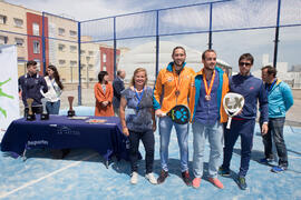 Entrega de medallas. Campeonato de España Universitario de Pádel. Antequera. Abril de 2017