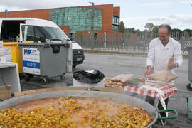 Preparación de paella. II Día del Estudiante. Campus de Teatinos. Octubre 2018
