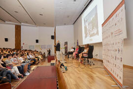 Acto de bienvenida a los alumnos de primer curso de Económicas. Paraninfo. Septiembre de 2014