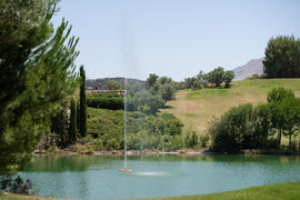 Paisaje en el Campeonato Europeo de Golf Universitario. Antequera. Junio de 2019