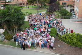 Foto de grupo. Facultad de Ciencias Económicas y Empresariales. Campus de El Ejido. Mayo de 2015