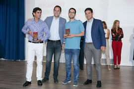 Entrega de los títulos del Trofeo Rector. Gala del Deporte Universitario 2018. Escuela Técnica Superior de Ingeniería de Telecomunicaciones. Junio de 2018