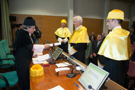Investidura como Doctor "Honoris Causa" de Edmund Neugebauer por la Facultad de Medicina de la Universidad de Málaga. Edificio del Rectorado. Noviembre de 2016