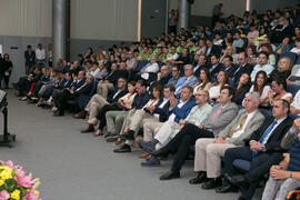 Asistentes a la Gala del Deporte Universitario 2018. Escuela Técnica Superior de Ingeniería de Telecomunicaciones. Junio de 2018