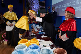 Investidura de nuevos doctores por la Universidad de Málaga. Paraninfo. Junio de 2022