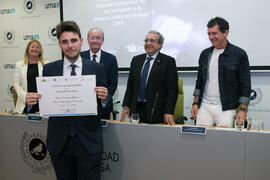 Jesús Caravaca. Acto de la Fundación Lágrimas y Favores. Entrega de los Premios de Investigación de la Cátedra de Estudios Cofrades. Rectorado. Abril de 2019
