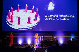 Gala Inaugural de la 30 edición de Fancine de la Universidad de Málaga. Cine Albéniz. Noviembre de 2020