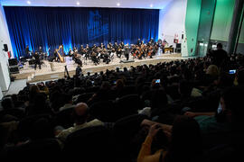 Concierto de Bandas Sonoras de la 31 edición de Fancine de la Universidad de Málaga. Auditorio de la Escuela Técnica de Ingeniería de Telecomunicaciones e Informática. Noviembre de 2021