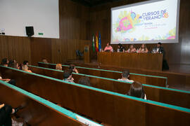 Mesa redonda: "Periodismo deportivo en la actualidad". Curso "Información y Comunicación". Cursos de Verano de la Universidad de Málaga. Ronda. Julio de 2018