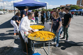 Degustación de paella. II Día del Estudiante. Campus de Teatinos. Octubre de 2018