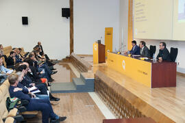 Entrega de premios. V Foro Arquia/Próxima 2016: Futuro Imperfecto. Paraninfo. Octubre de 2016