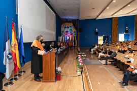 Lectura de lección inaugural. Apertura del Curso Académico 2020/2021 de la Universidad de Málaga. Paraninfo. Septiembre de 2020