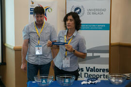 Sorteo del calendario de competición. Campeonato Europeo Universitario de Balonmano. Antequera. Julio de 2017