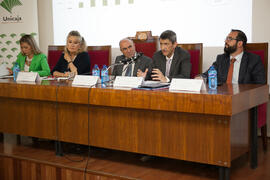 Entrega de premios de la V Olimpiada Financiera. Facultad de Ciencias Económicas y Empresariales. Junio de 2015