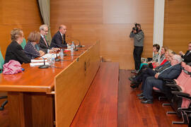 Homenaje a María Victoria Atencia. Edificio del Rectorado. Diciembre de 2014