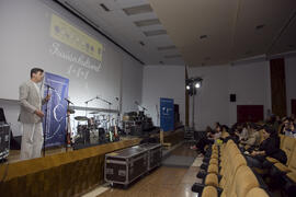 Presentación de videoclip y concierto del taller "1+1 Fusión Cultural Atalaya, 2ª Fase" por la Universidad de Málaga. Paraninfo. Abril de 2010