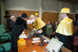 Investidura como Doctor "Honoris Causa" de Edmund Neugebauer por la Facultad de Medicina de la Universidad de Málaga. Edificio del Rectorado. Noviembre de 2016