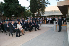 Presentación del árbol de Hipócrates donado por la isla de Kos. Facultad de Medicina. Octubre de 2017