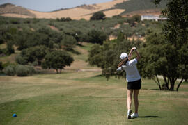 Jugadora de la Universidad de Navarra. Campeonato Europeo de Golf Universitario. Antequera. Junio de 2019