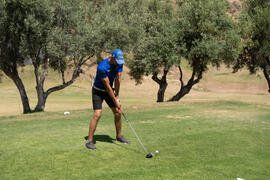 Jugador de la Universidad de Málaga. Campeonato Europeo de Golf Universitario. Antequera. Junio de 2019