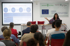 Conferencia de Alicia Castillo. Curso "Patrimonio y Turismo Cultural". Cursos de Verano de la Universidad de Málaga. Vélez Málaga. Julio de 2018