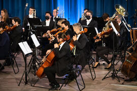 Concierto de Bandas Sonoras de la 30 edición de Fancine de la Universidad de Málaga. Auditorio de la Escuela Técnica de Ingeniería de Telecomunicaciones e Informática. Noviembre de 2020