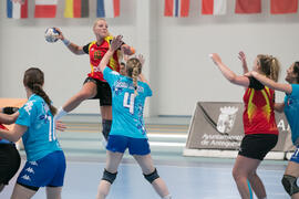 Partido Universidad de Colonia - Universidad de Aksaray. Categoría femenina. Campeonato Europeo Universitario de Balonmano. Antequera. Julio de 2017