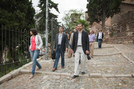 Visita anual de la conferencia de la RedOTRI en el centro histórico de Málaga. Junio de 2010