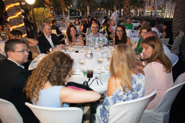 Cena de gala en el restaurante El Palmeral. Olimpiada Española de Economía, Fase Nacional. Puerto de Málaga Muelle 2 El Palmeral de las Sorpresas. Junio de 2015